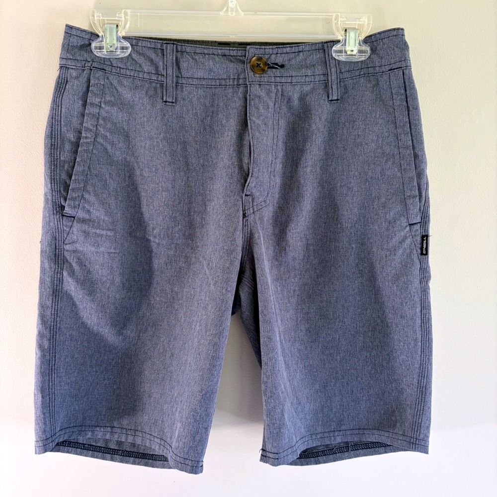 O'Neill Hybrid Shorts Mens 28 Blue Grey Heathered Minimalist Beachcore Vibe